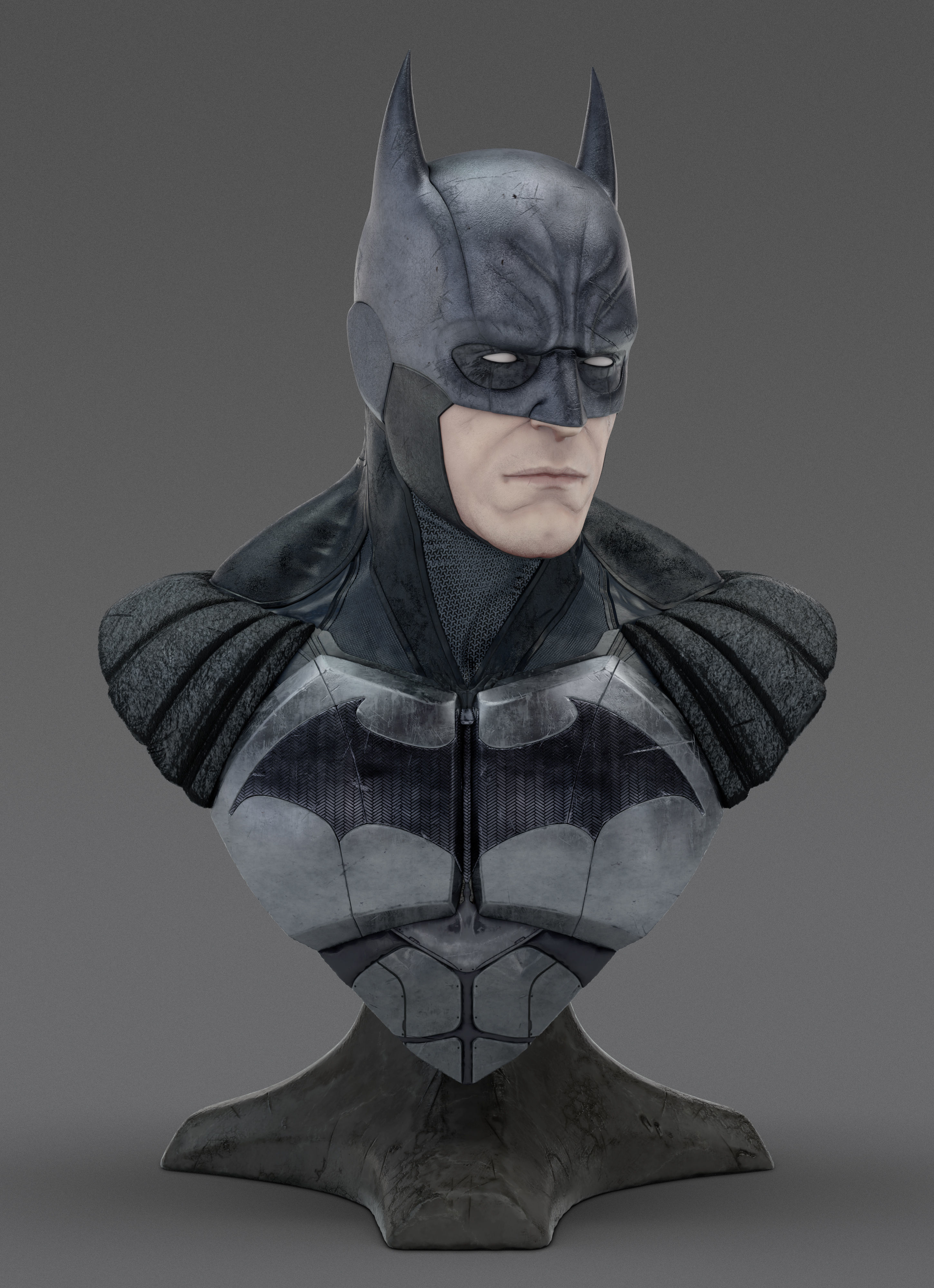 Batman Bust  3D print model_9