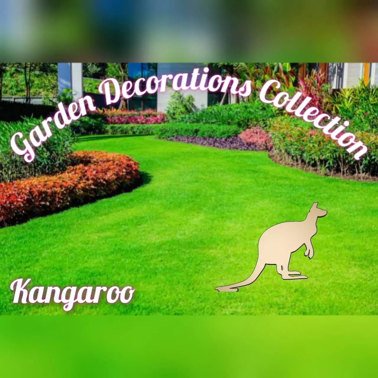 Wonderful Artificial Kangaroo Home and Garden Outdoor Lawn Decor 3D model