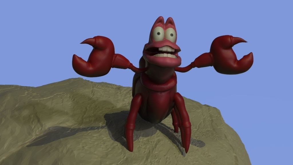 Ariel The Little Mermaid 3d Print 3D print model_3