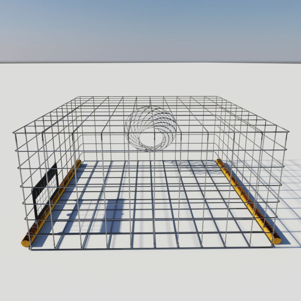 Fish Trap Collection 3D model_7