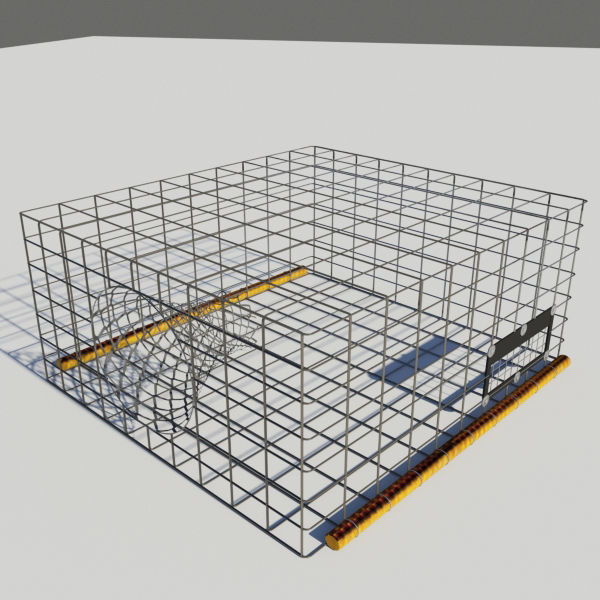 Fish Trap Collection 3D model_3