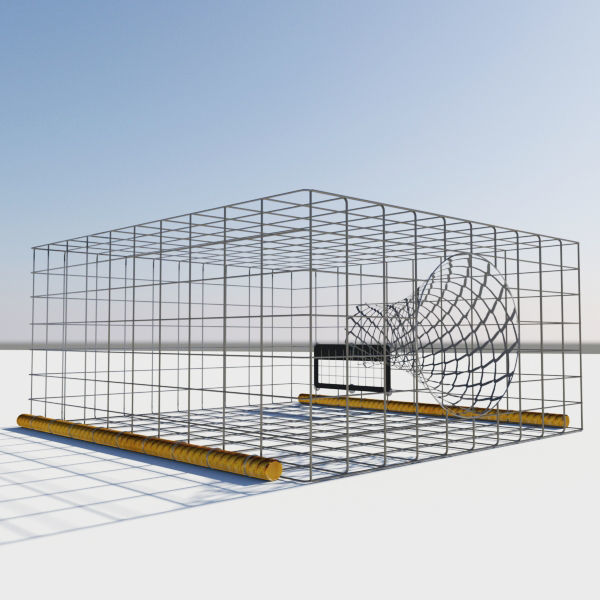 Fish Trap Collection 3D model_2