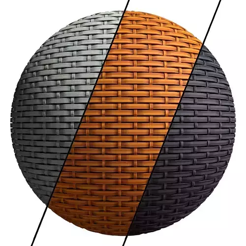 Wicker materials 10- PBR 4k by Sbsar
