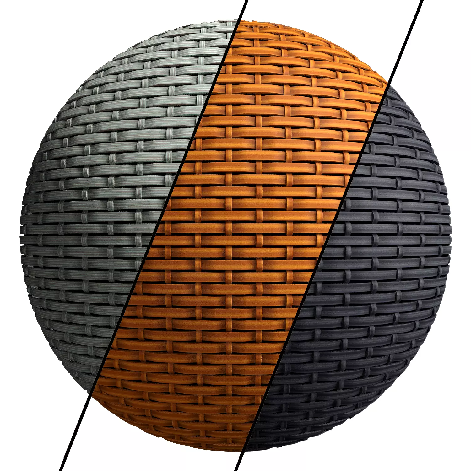 Wicker materials 10- PBR 4k by Sbsar Texture_0