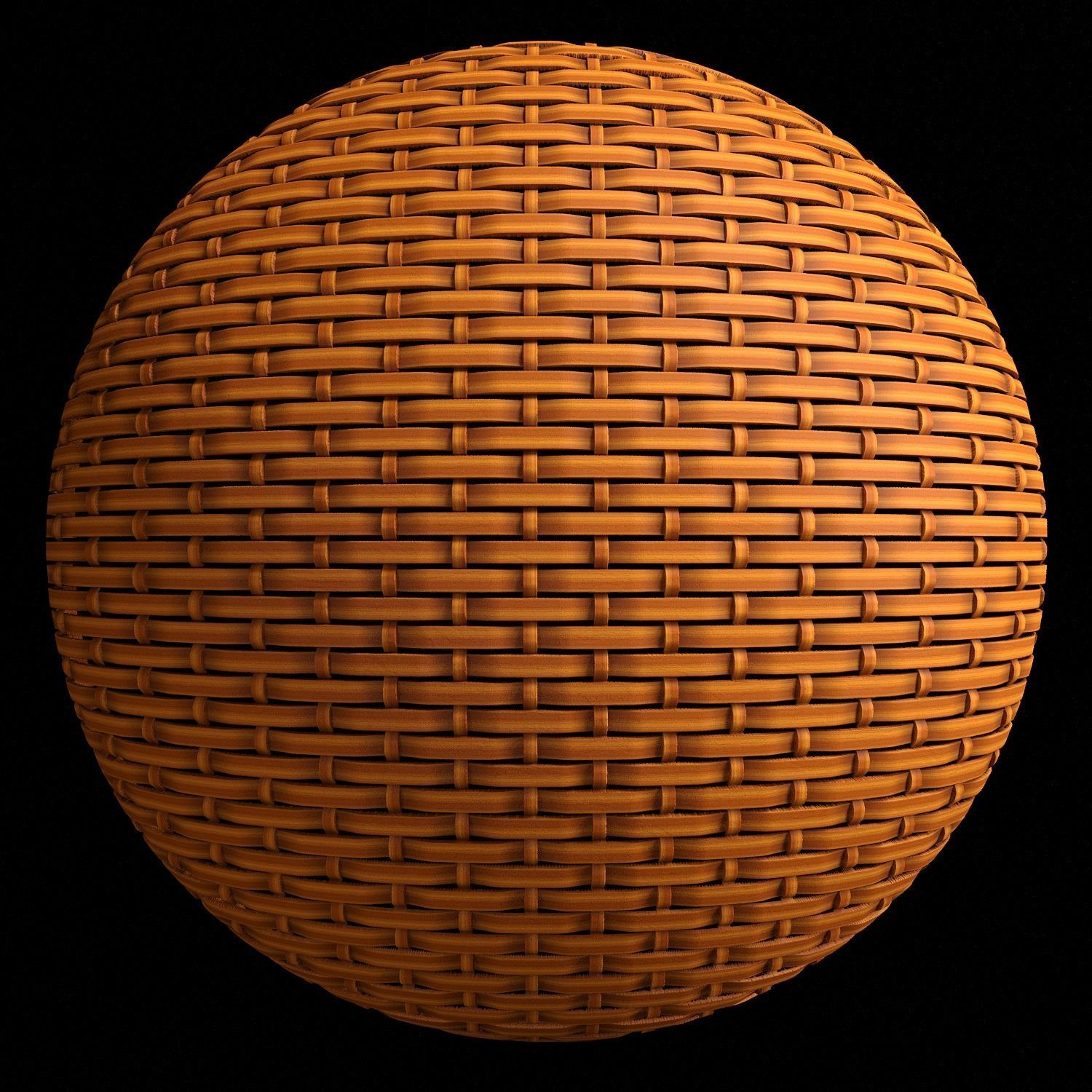 Wicker materials 10- PBR 4k by Sbsar Texture_2