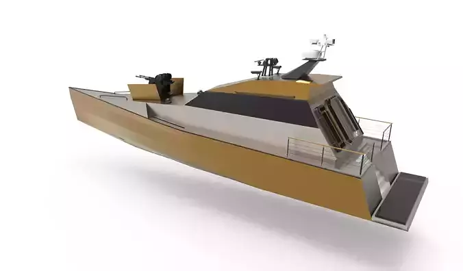 Fast Patrol Millitary Boat 