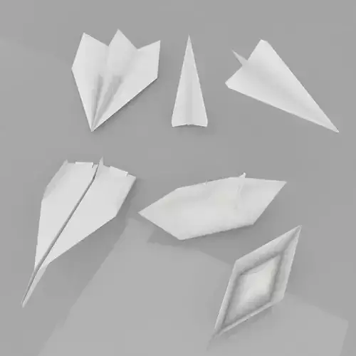Origami planes and ships