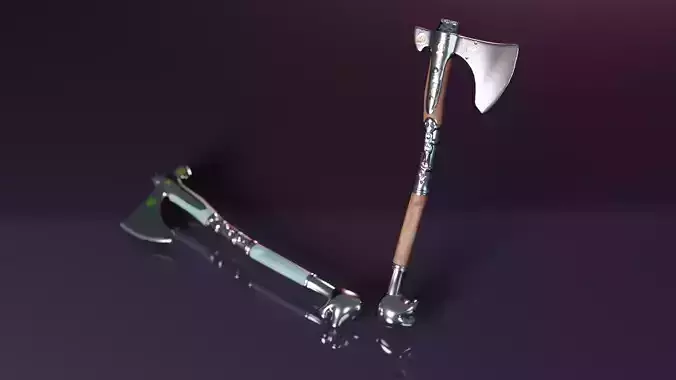 Battle AXE Game Asset