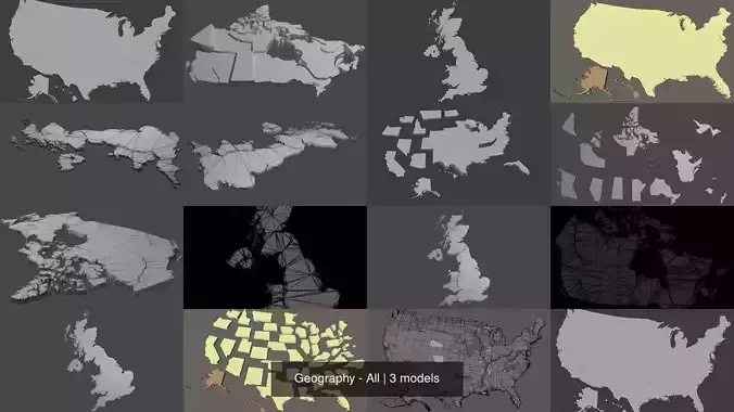Geography - All 3D Model Collection