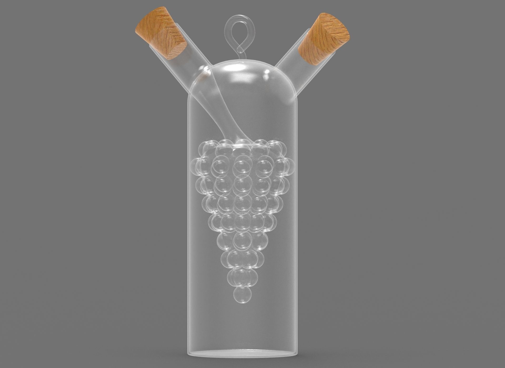 winegar bottle 3D model_7