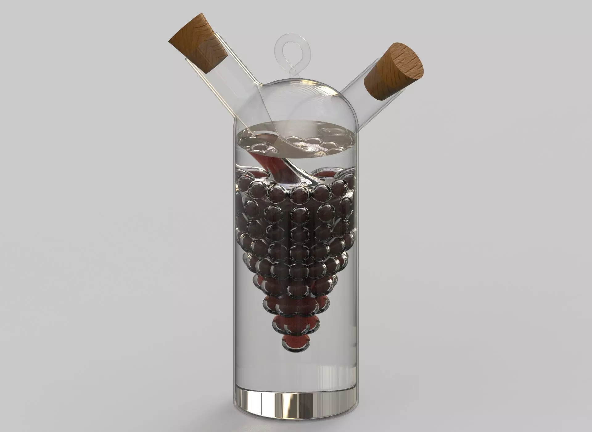 winegar bottle 3D model_0