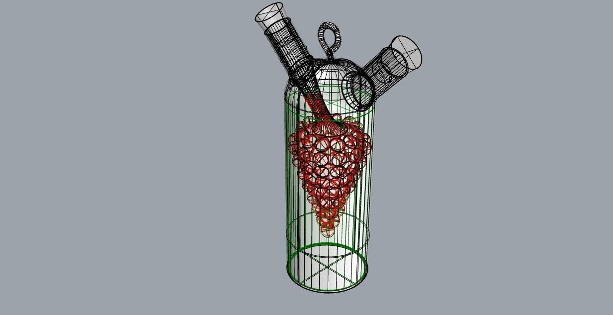 winegar bottle 3D model_10