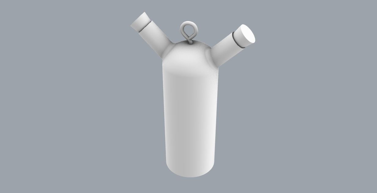 winegar bottle 3D model_12