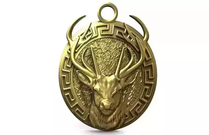 deer pendant 