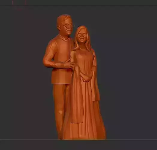 couple model man and woman