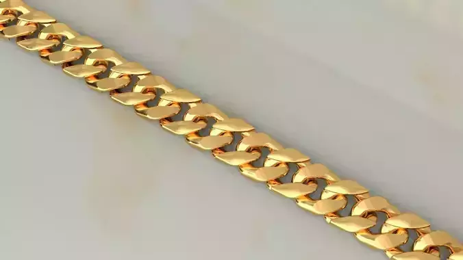 Cuban chain necklace or bracelet dual model