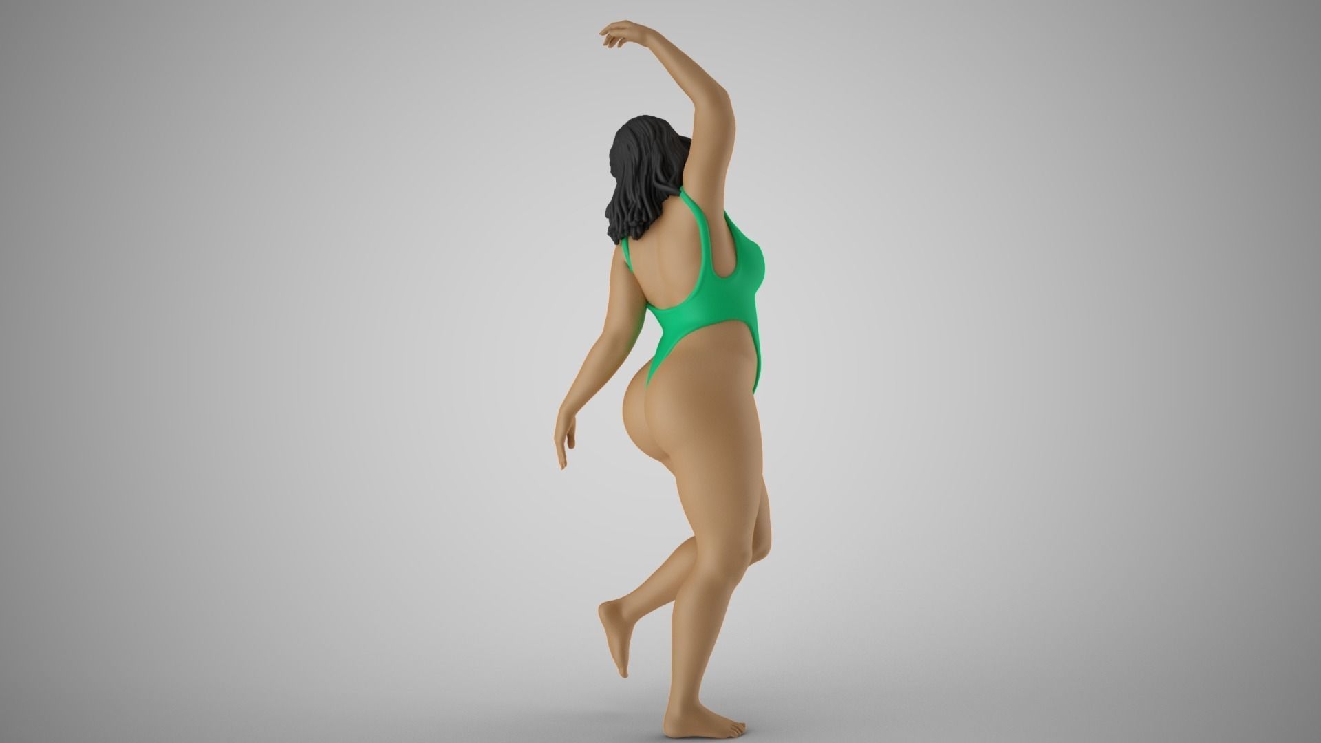 Girl Showing Herself 4 3D print model_7