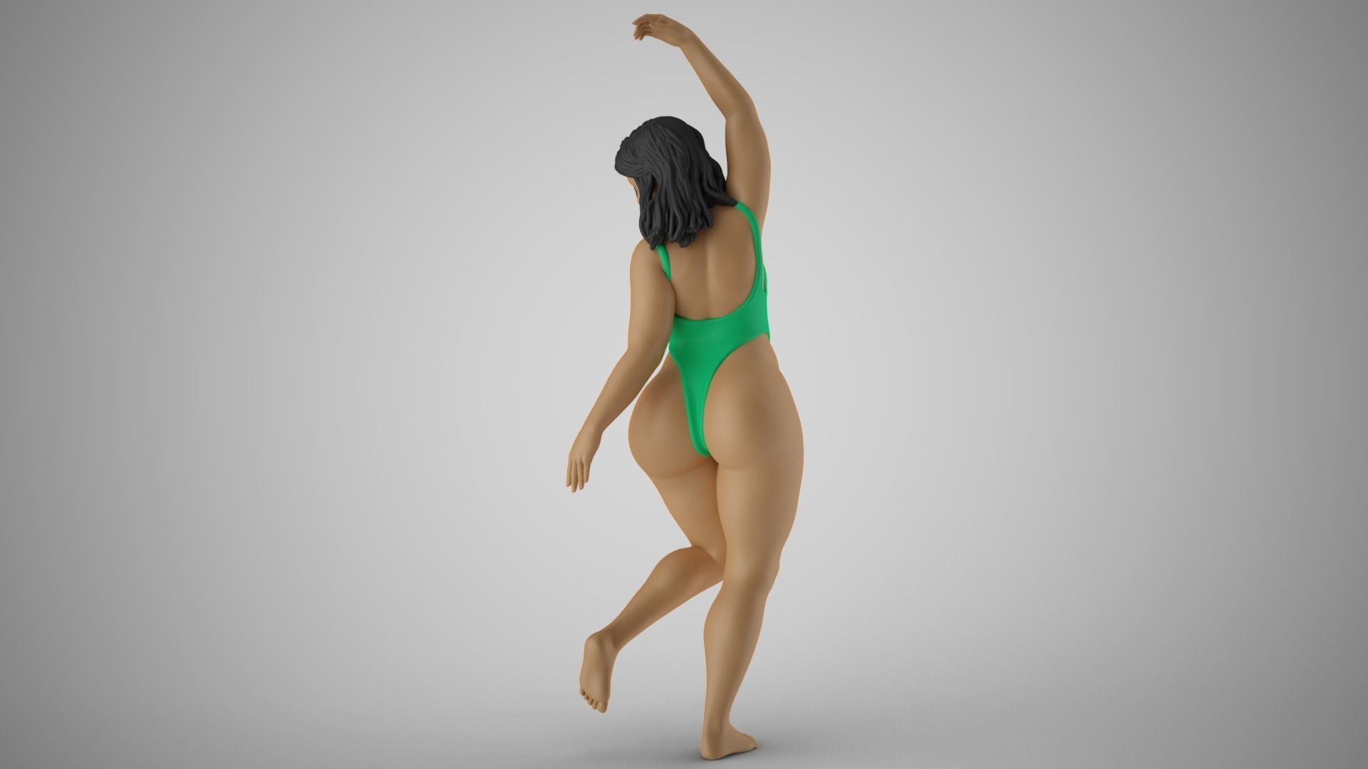 Girl Showing Herself 4 3D print model_6