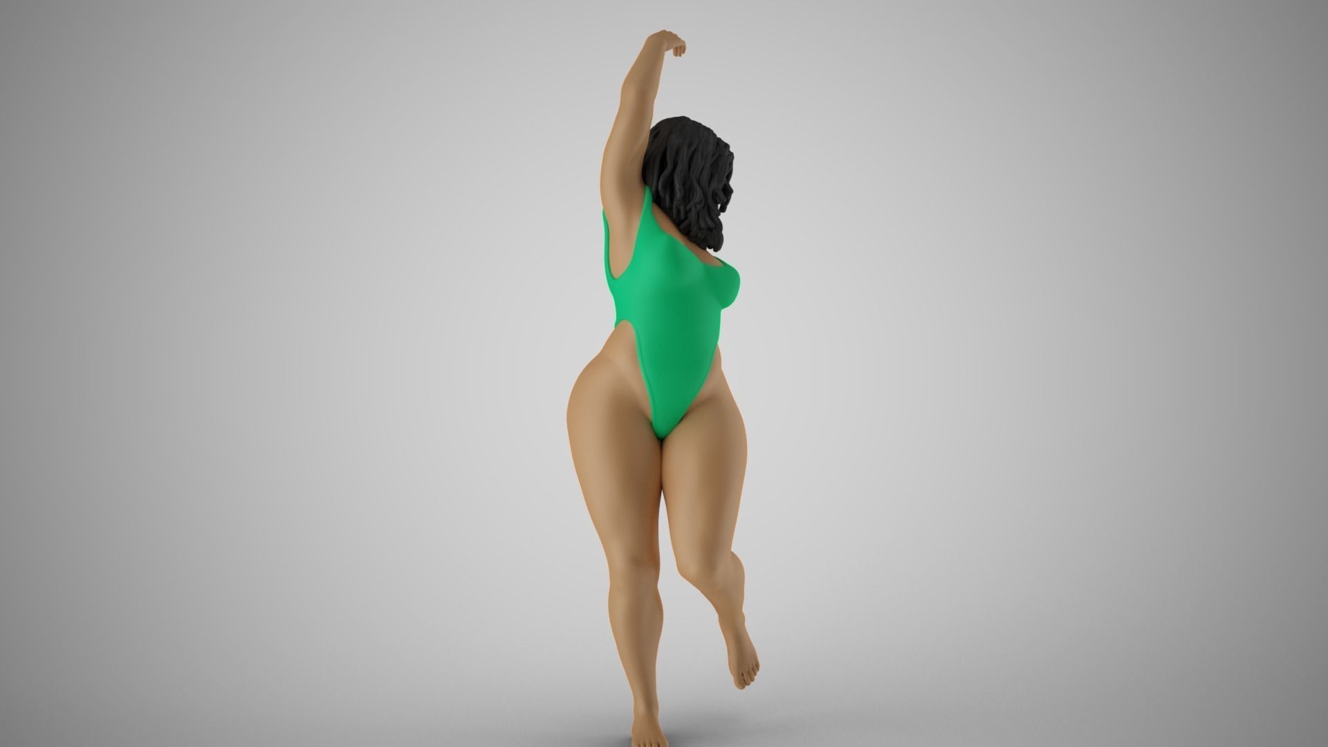 Girl Showing Herself 4 3D print model_9