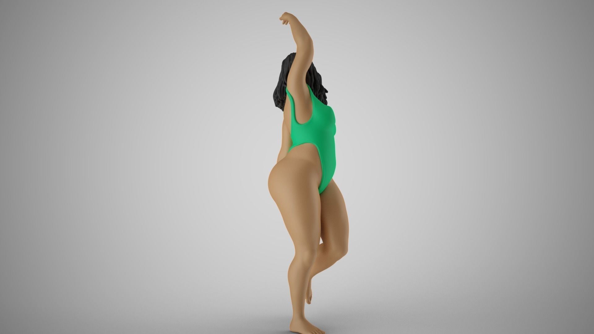Girl Showing Herself 4 3D print model_8