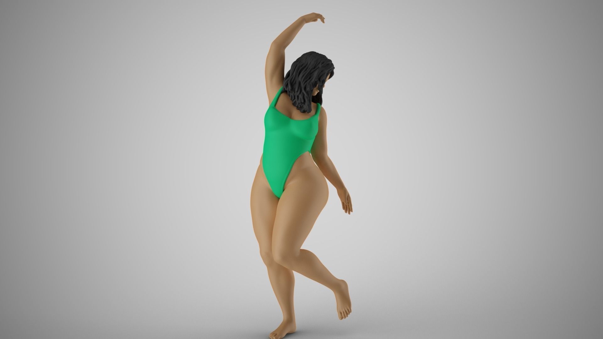 Girl Showing Herself 4 3D print model_10