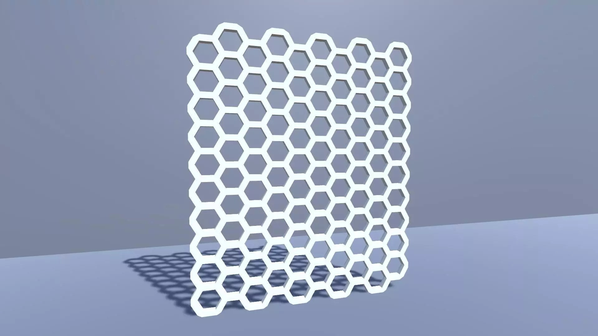 Small honeycomb panel Free 3D model