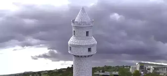 Large Tower big middle