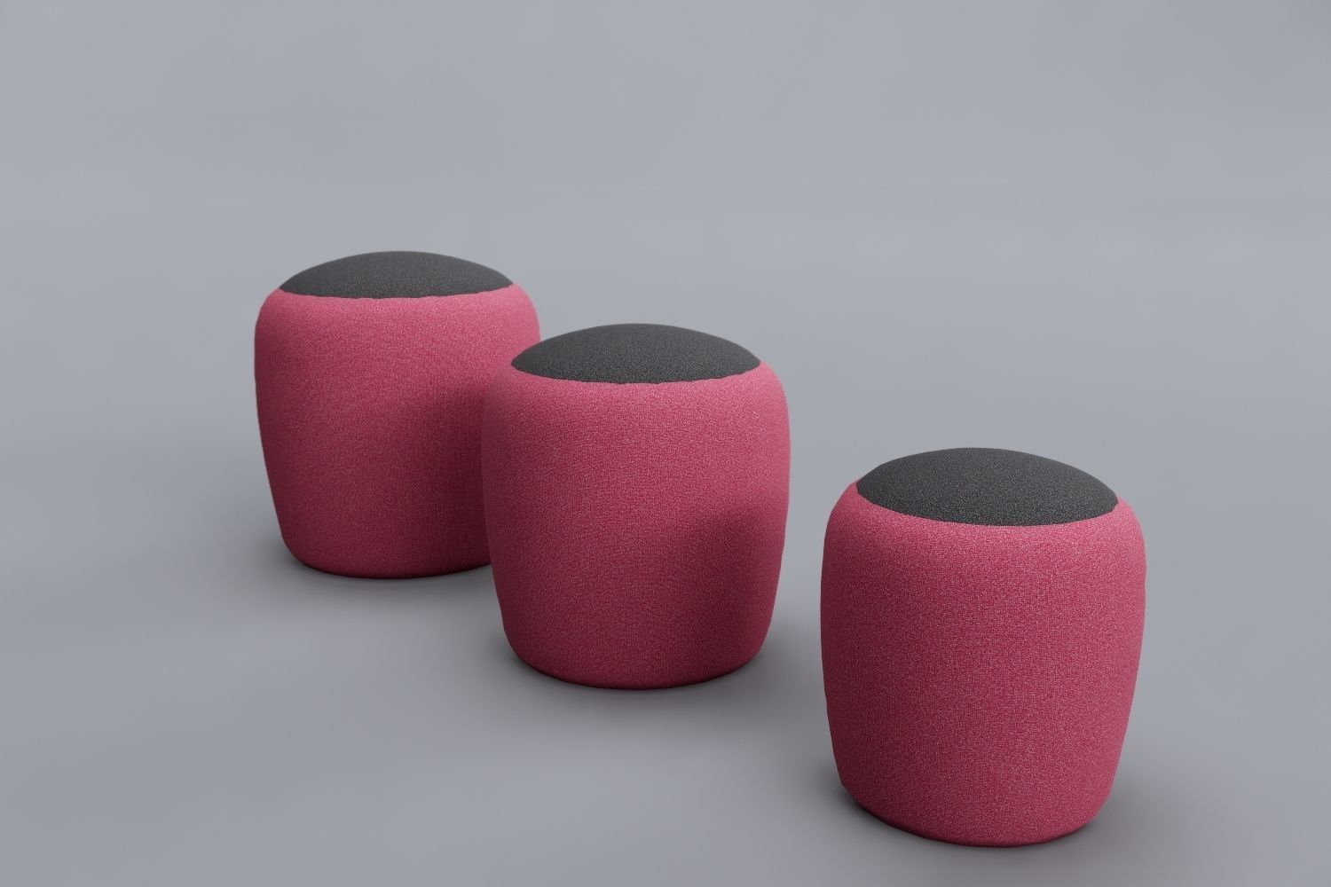 Seat Sets Various Sizes- Family for Revit 3D model_29