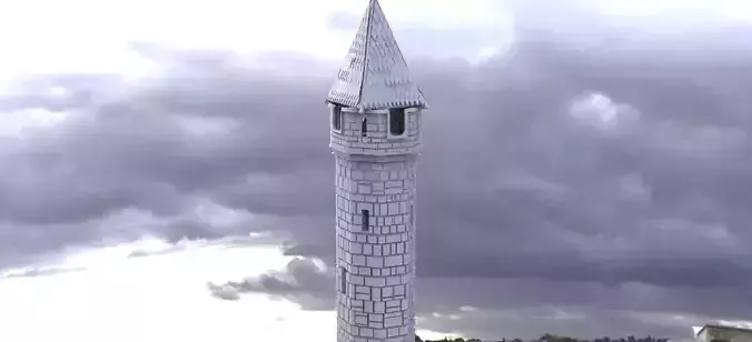 Medieval Tower Slated roof