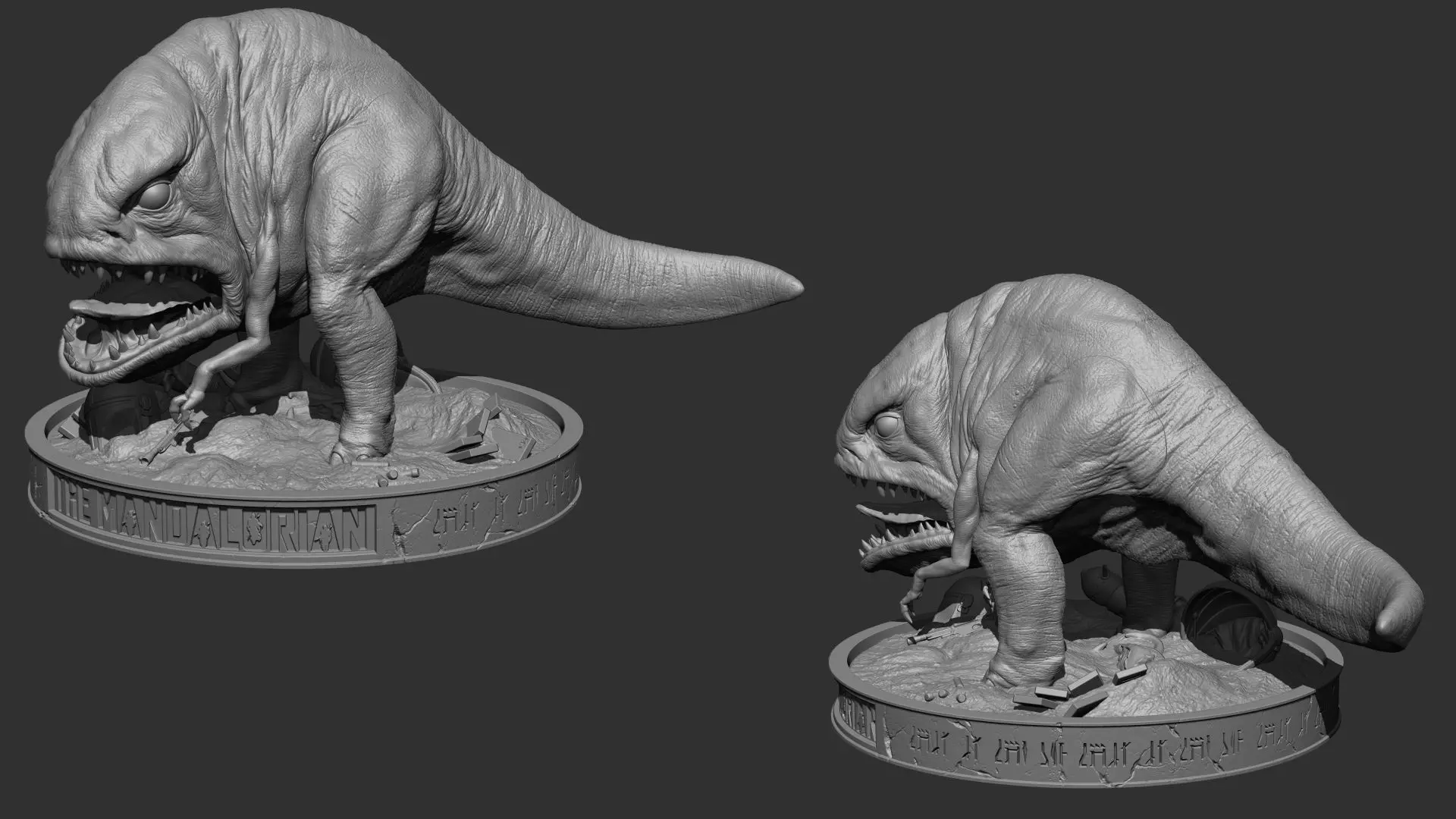 Blurrg - The Mandalorian 3D print model