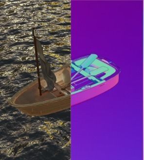 Wooden Boat 3D model_9