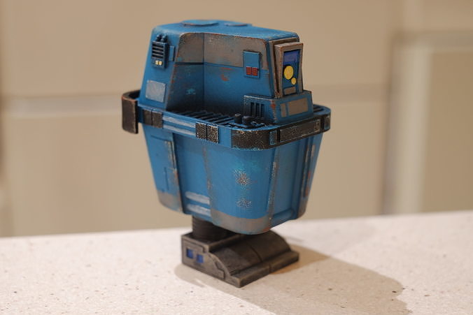 Star Wars old republic BL-N3 power droid 3D print model