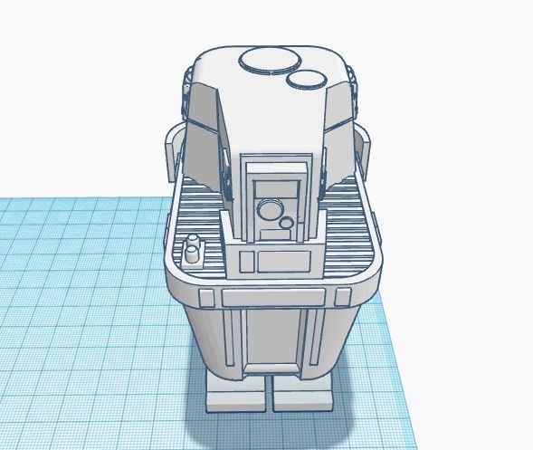 Star Wars old republic BL-N3 power droid 3D print model_7