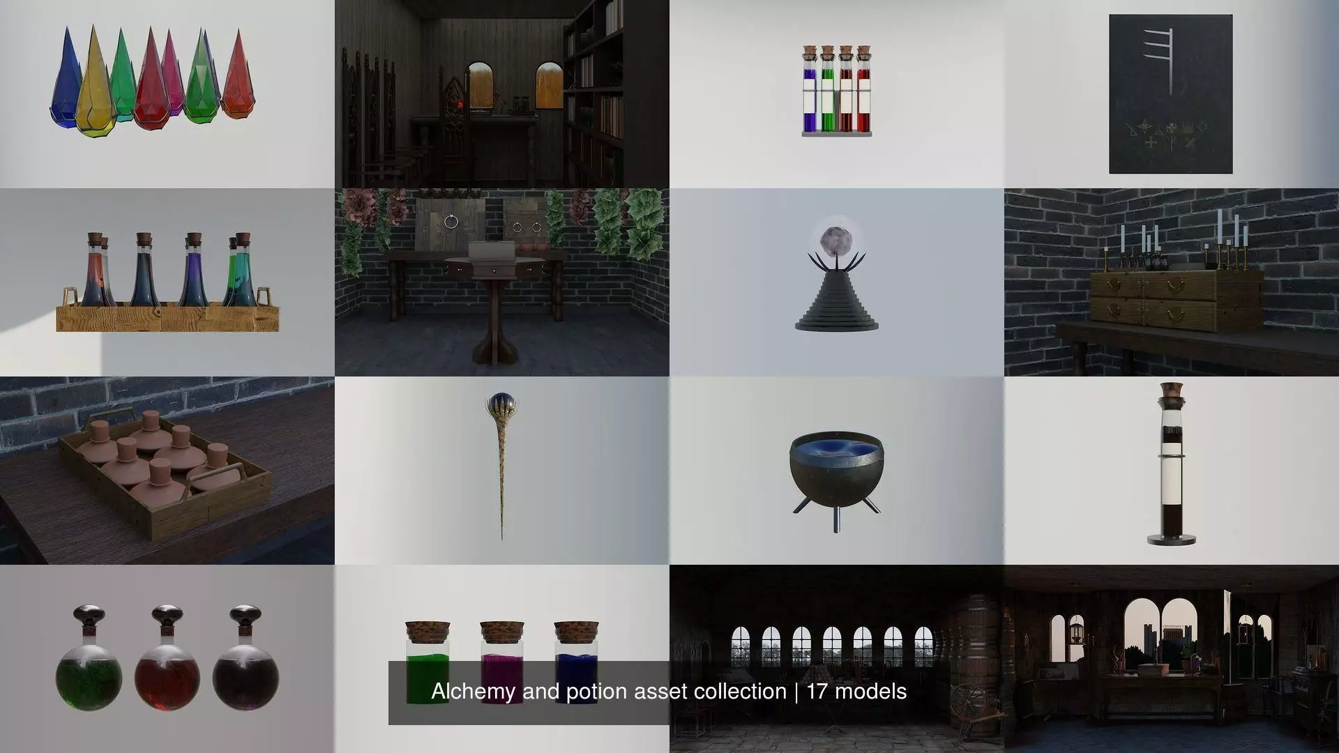 Alchemy and potion asset collection _1