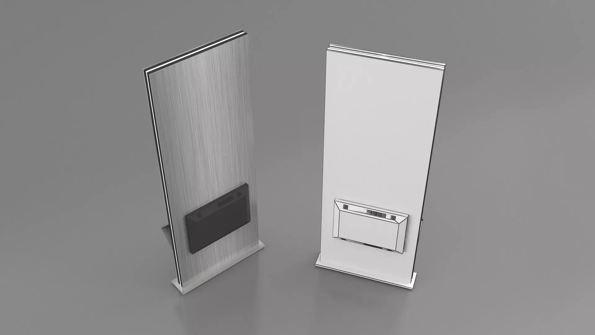 Information Kiosk display  3D model_0