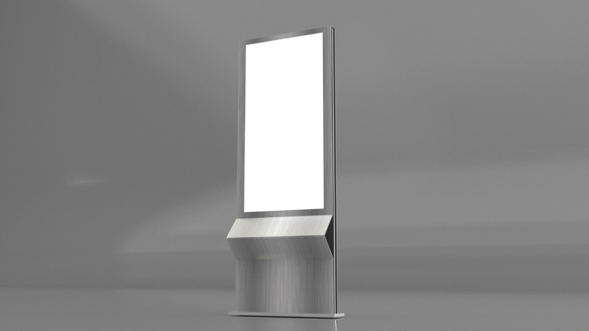 Information Kiosk display  3D model_2