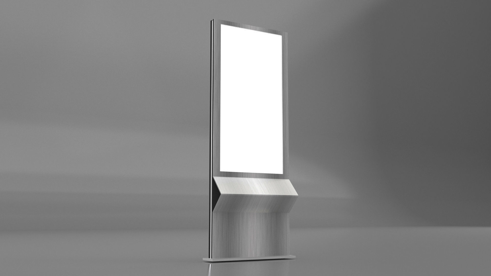 Information Kiosk display  3D model_1