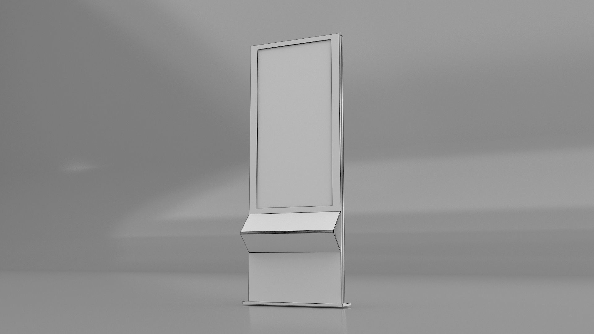 Information Kiosk display  3D model_5