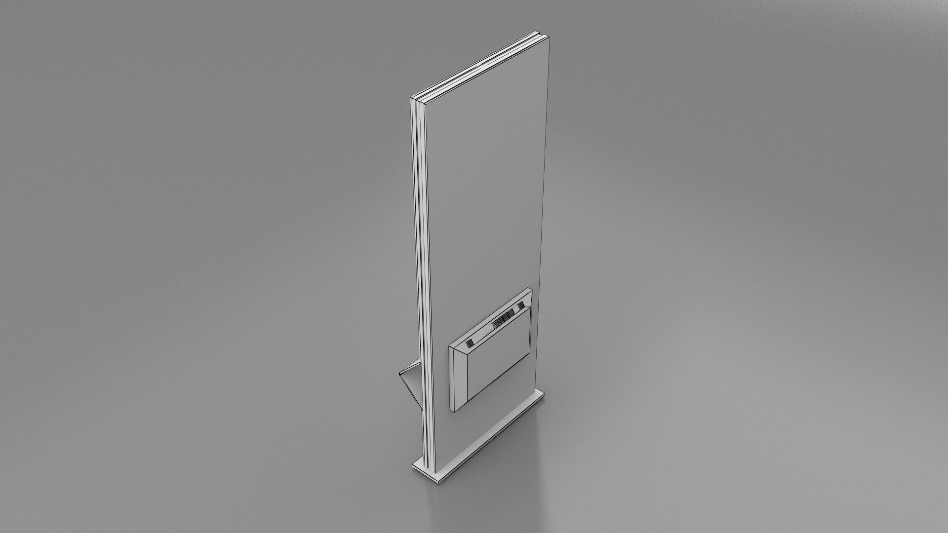 Information Kiosk display  3D model_6