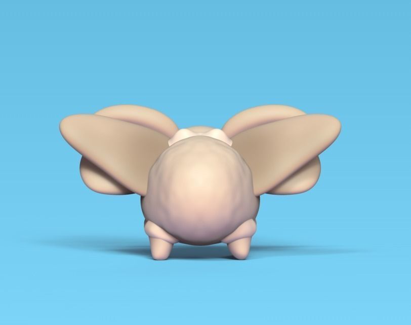 Cute Moth 3D print model_2