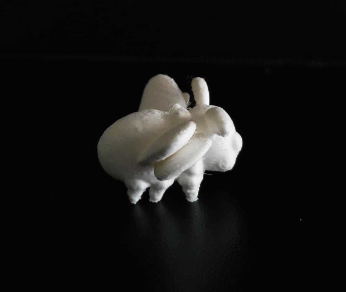 Cute Moth 3D print model_7