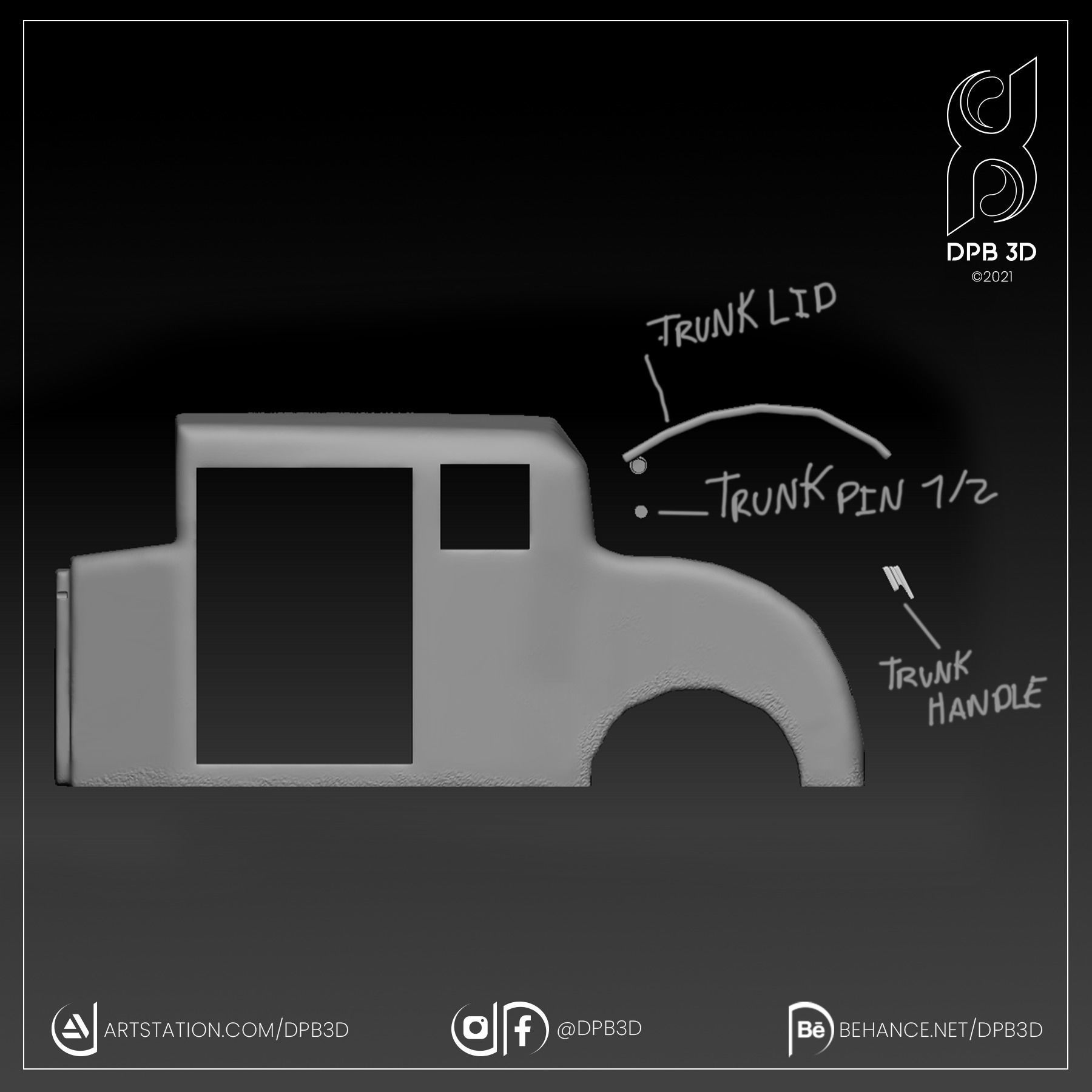 HOT ROD 3D print model_9