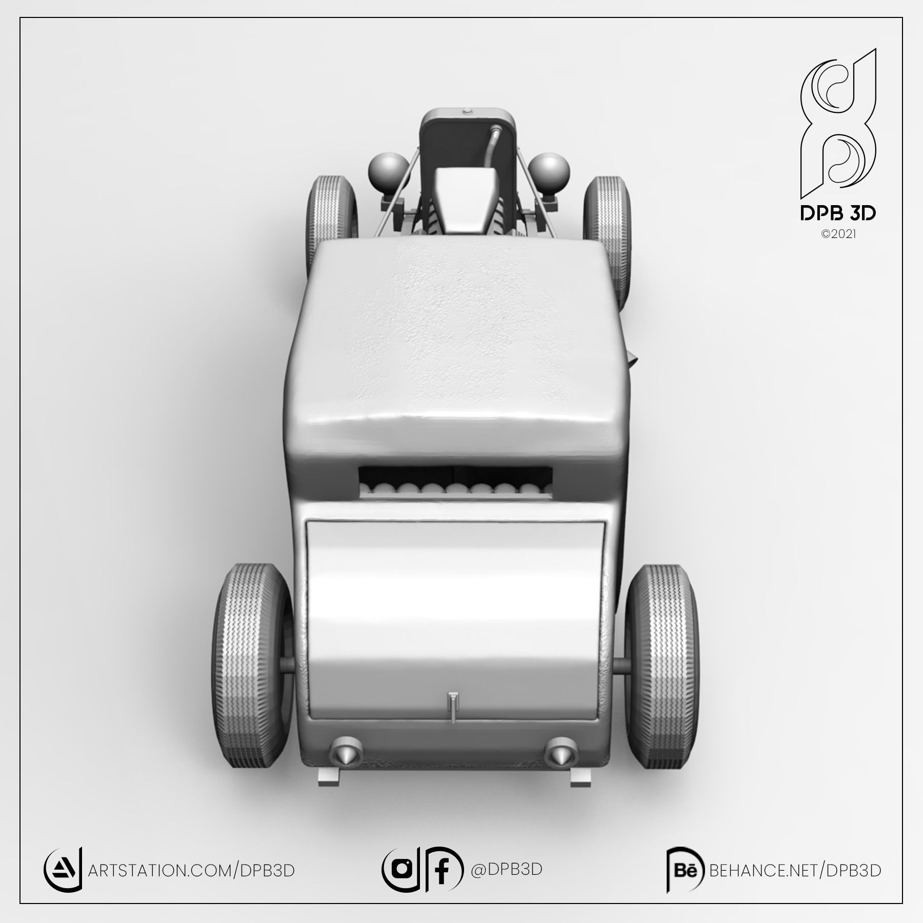 HOT ROD 3D print model_4
