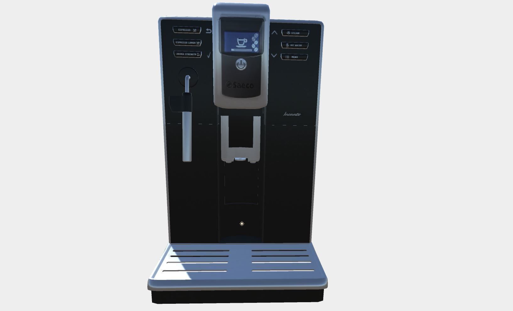 Saeco coffee machine Low-poly 3D model_2