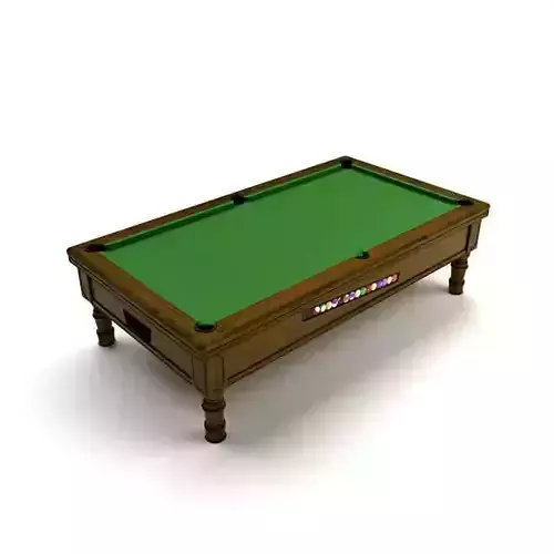 Antique Pool Table