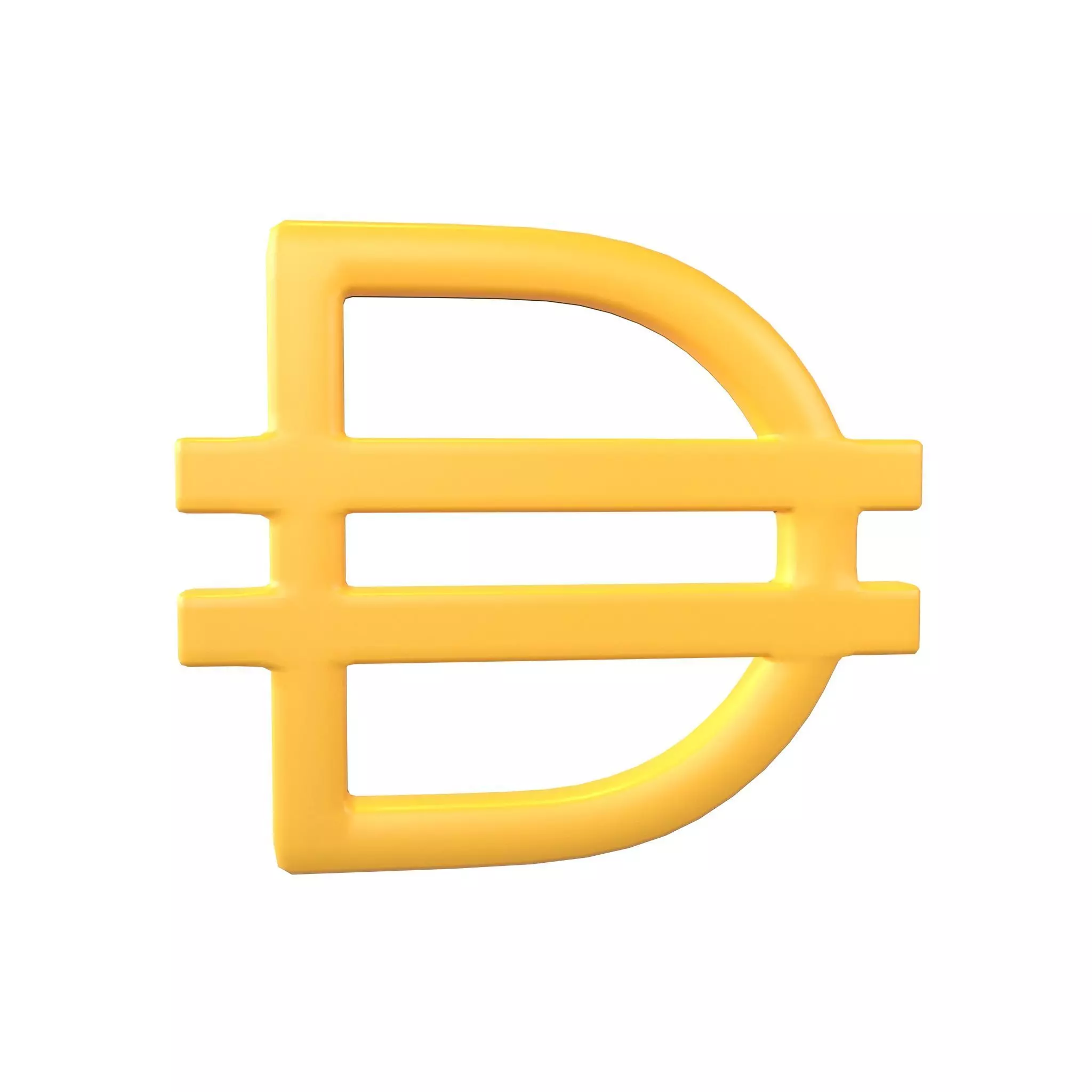 Dai Coin v1 001 Low-poly 3D model