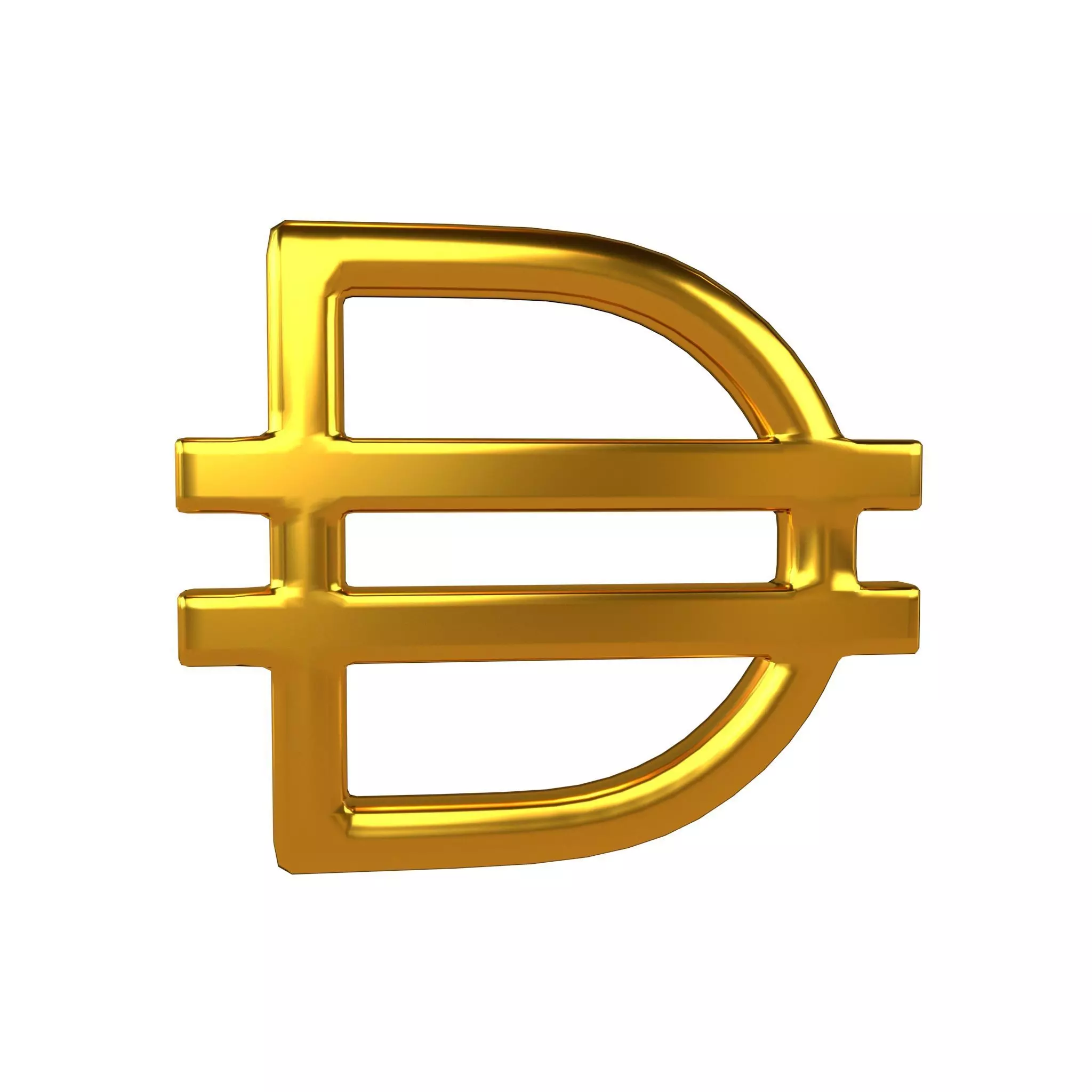 Dai Coin v1 002 Low-poly 3D model