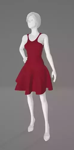 Woman Clothing Pose 540