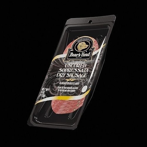 Sliced Salami 1 3D model 2