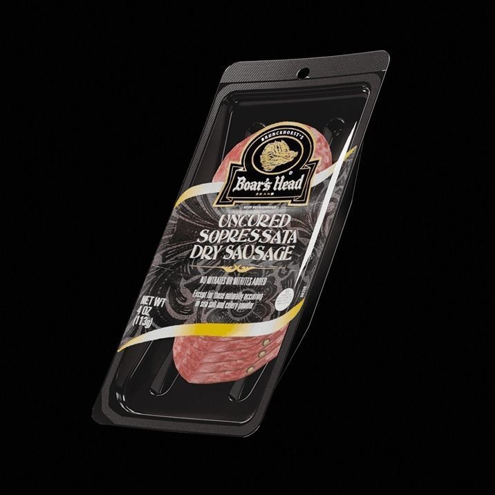 Sliced Salami 1 3D model_2